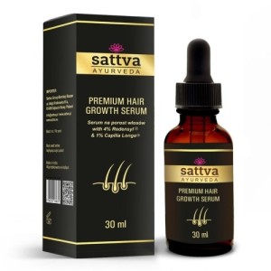 Haargroeiserum, Premium Hair Growth Serum, Sattva Ayurveda, 30 ml