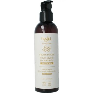Hand- en douchegel (vloeibare Aleppozeep) met kamillewater, Najel, 200 ml